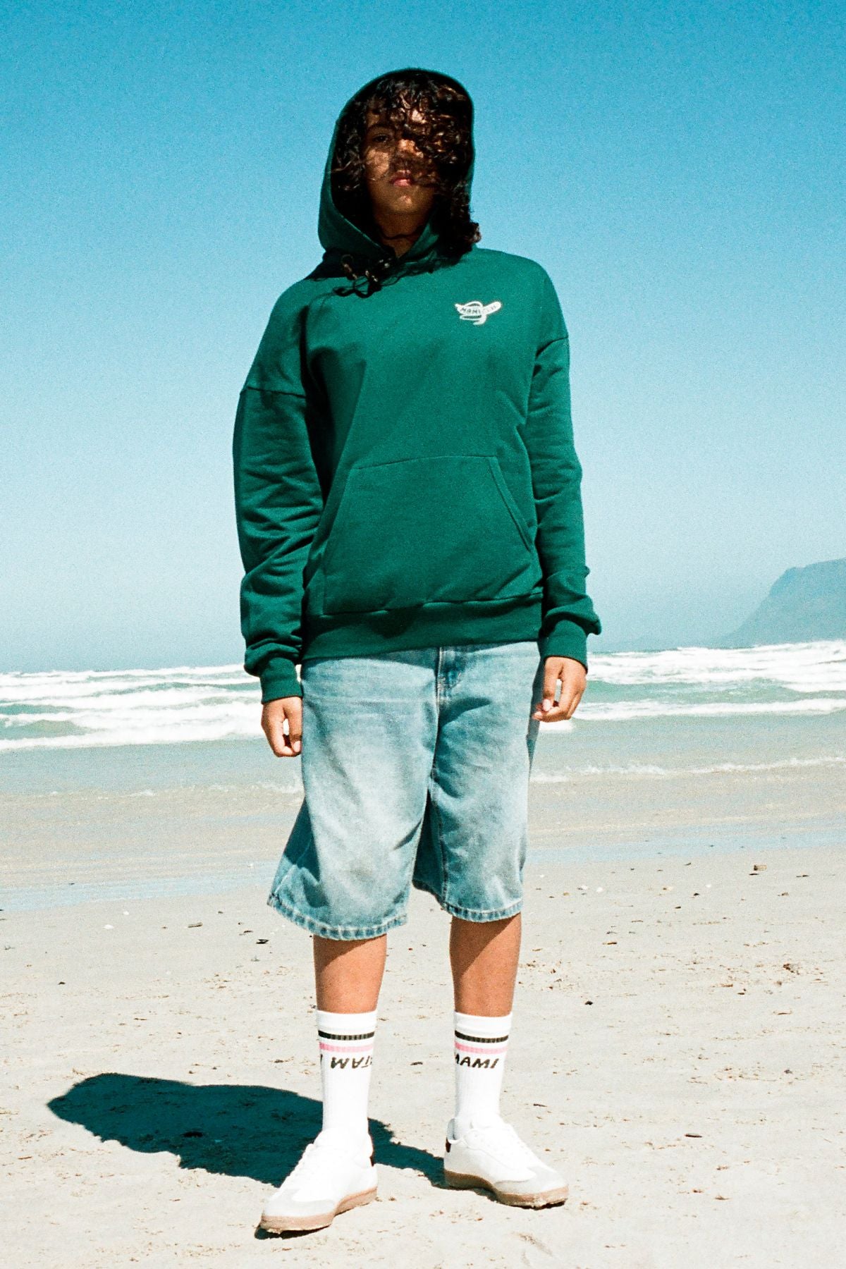 Mami Wata | 3 Mami Hoody Emerald Green | Mami Wata - African Surf