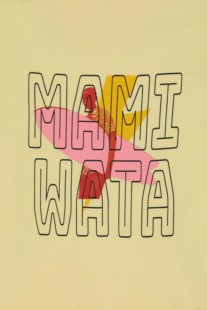 Mami Wata Lightning Surf  hoody in butter yellow, 100% cotton, made in Africa