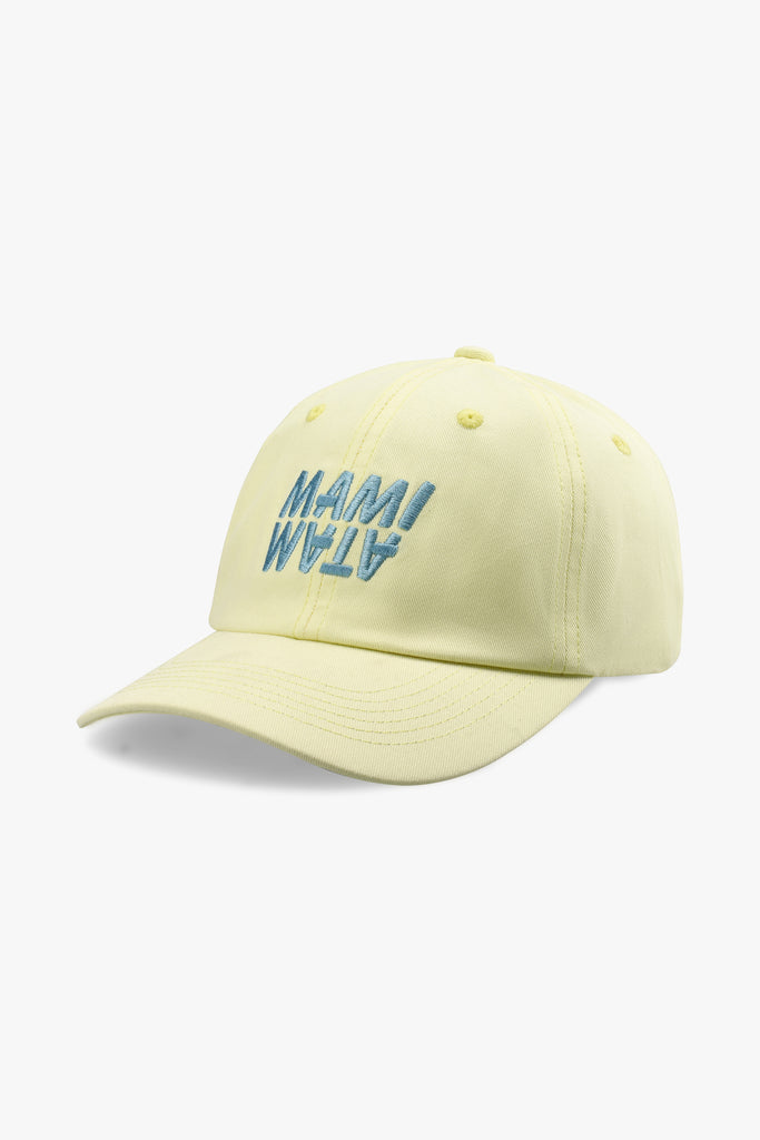 dad cap with embroidered Mami Wata logo