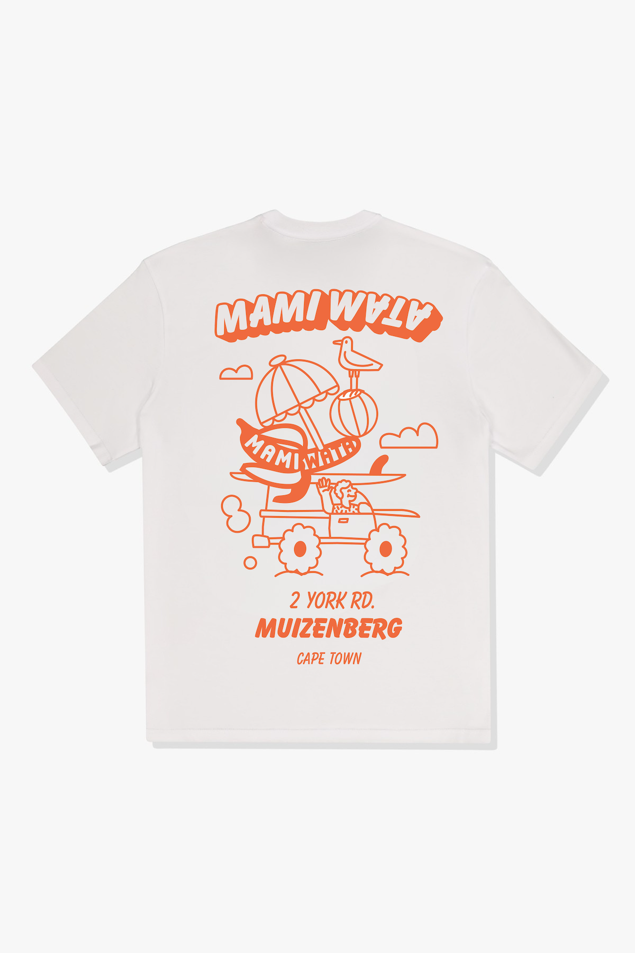 Mami Wata | Muizenberg Location Tee | Mami Wata - African Surf